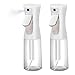 Joe zlvy Empty Spray Bottle for Hair 6.76 Oz/200ml（2pcs）, Continuous Spray Bottle Fine Mist Sprayer, Suitable for hairstyles, cleaning, plants, pets, and hairdressers