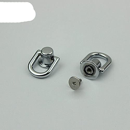 Bolsas de metal Remache Clavo Hebilla Espárragos Botón Bolso Cinturón Percha Artesanía de cuero Bolsa de equipaje Hebilla Pinzas Broche Accesorios de hardware-D