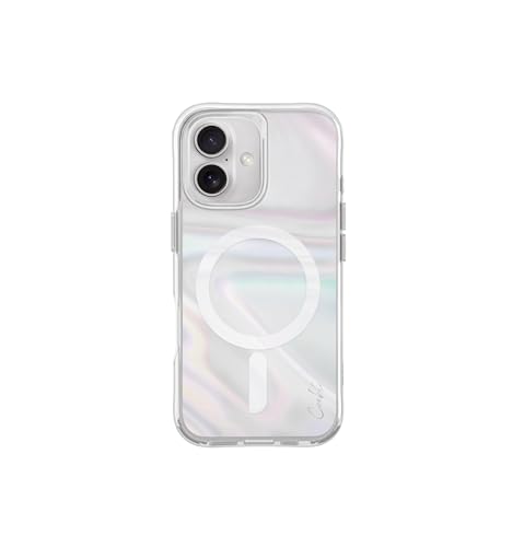 Coehl Savon Coque de téléphone Compatible avec iPhone 16, 6.1, Chargement magnétique, Prisme Bulle (Prisme à Bulles)