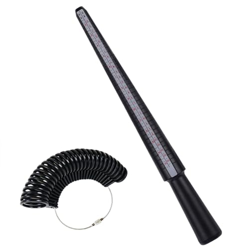 Outil de dimensionnement des bagues, outil de mesure du calibreur des bagues | Jauges de doigt pour mesurer la taille des bagues,Sizer d'anneaux, jauges de doigt, jauge de taille de doigt avec mandrin
