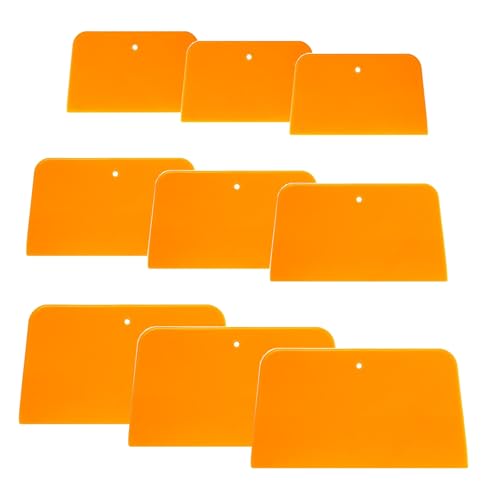 HUAZIZ 9 Pièces Spatule De Peintre en Plastique, Set de Spatules de Surface pour L'application de Mastics, Glaçures, Peinture