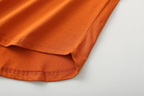 Image of KLIEGOU Men's 100% Cotton Longline T-Shirt, Pre-Shrunk Soft