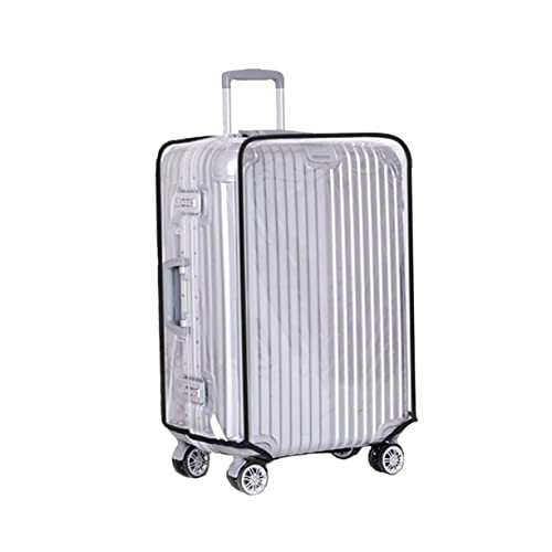 Transparent Luggage Cover for Suitcase Scratch-resistant Sleeve Self-adhesive Easy Access to Handles for Personalizing Your Luggage