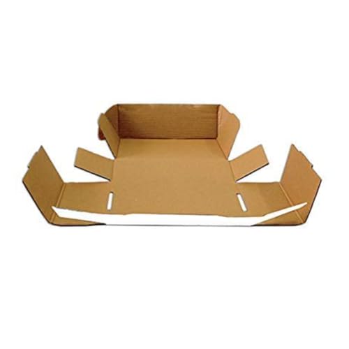 Image of DCGPAC 3Ply White Corrugated Small Flat Box 4x3x1 Inch For Packing Small Items and Multipurpose Packaging Shipping Tiny Boxes L4 inch x W3 inch x H1 inch Inch (Pack of 500)