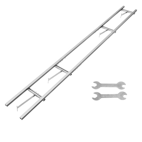 Rail Mill Guide System with Wedges 15 FT Aluminum