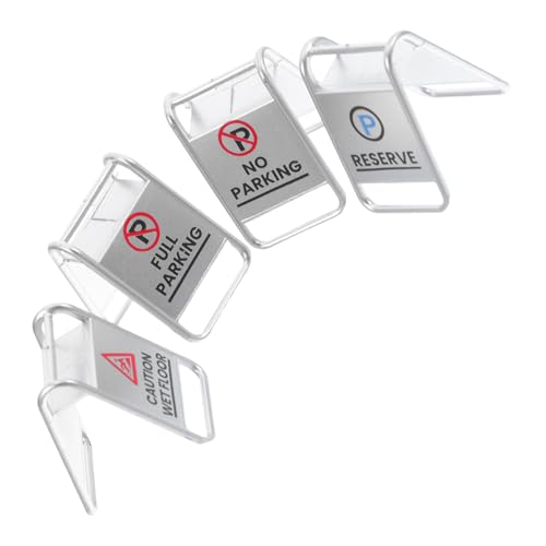 Gogogmee Realistic Mini Traffic Toys Set 4pcs Road Signs for Boys and Girls Stop Sign Toy Enhance Boys and Girls' Traffic Safety Knowledge Compact Portable