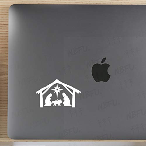 Décalques Nativité Bébé Jésus sticker durable sans résidu - 5