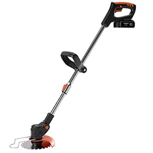 Tuin Strimmer Cordless Brush Cutter Edger Batterij Powered Weed Elektrische String Trimmer Edger met 3-in-1 ruisreductie Gazon Edge Trimmer