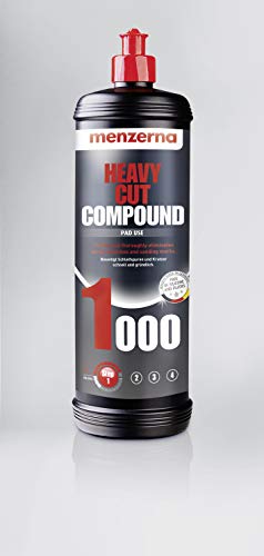 Menzerna Heavy Cut Compound 1000 Pad Use For Scratch Removal On Newly Cured Paint & Older Paints & For Fast Removal Of Sanding Marks By Tools Centre