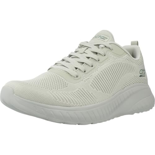Skechers Donna Squad Chaos Face off Trainer, Sage Engineered Knit, 41 EU