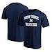 Outerstuff MLB Kids Youth 8-20 Official City Headline Arch Logo Team T-Shirt (US, Numeric, Size: 10-12, Regular, New York Yankees - Navy)