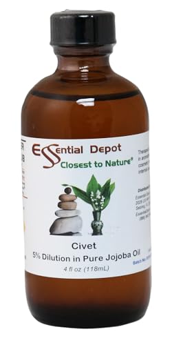 Aceite Esencial Civet 5% Dilución en Jojoba 4 fl oz miniatura 1