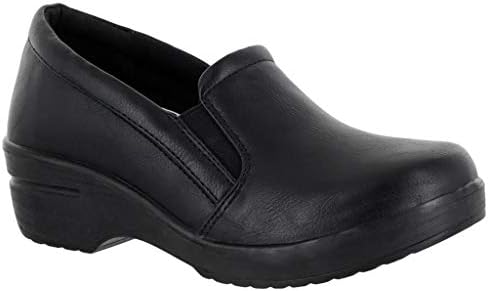 Easy Works by Easy Street womens Leeza Clog, Black, 8 US | Image 1