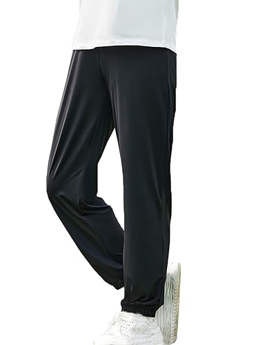 ABALACOCO 2 Pcs Boy's Summer Casual Baggy Harem Pants Dance Lightweight Loose CoolFeel Jogger Sport Running Trousers3