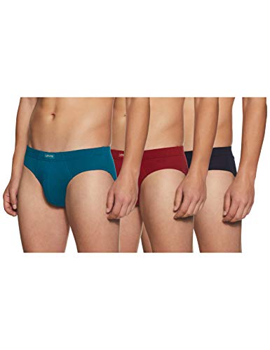 Image of Levi's 011 Comfort Brief for Men | 100% Pure Cotton | Breathable | Durable | Anti-Roll Waistband | Extra Supportive Gusset | Dual Layer 3D Pouch | Tagless & Zero Irritation Comfort | Pack of 3