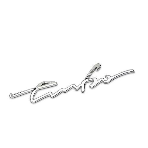 WENINETIES 3D Metal Sticker for Audi Q7 (Typ 4M, facelift 2019) 2019-2024, Waterproof Emblem Badge Sign Decal Graphic Body Shell Trunk Rear Logo Vehicle Decoration Accessories,Silver