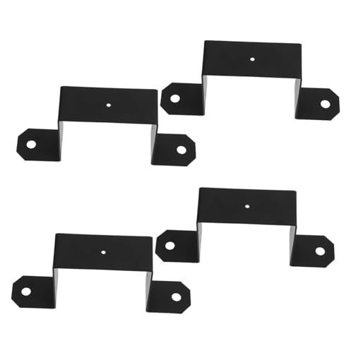 DIYEAH 4pezzi Staffa Per in Supporto Per Forma Di u Staffa Per Ringhiera Del Montaggio Laterale Accessorio Per Resistente All Usura Base Di Montaggio Per Recinzioni Da