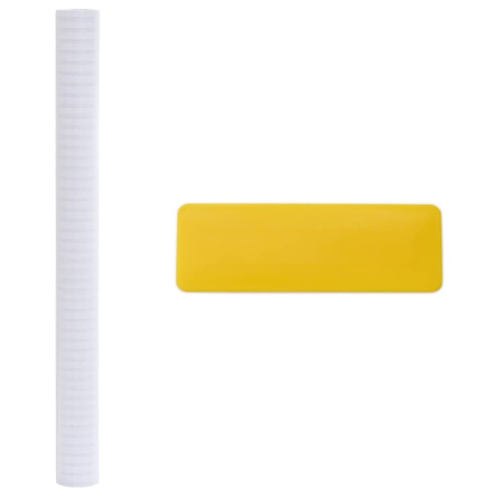 vidaXL Folia okienna, matowa, w paski, PVC