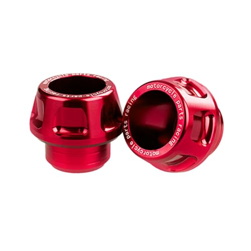 Cadre de fourche avant de moto universel pour éviter les dégâts de chute, slider rouge