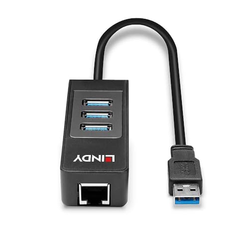 Adaptateur Hub USB 3.1 Lindy pour résoudre le manque de ports et ajouter l'Ethernet Gigabit