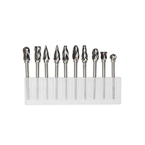 Image of DIY Crafts Design No # 3, Pack of 10 Pcs, 10x - Rotary File Electric Grinding Polishing Head Engraving Wo (Design No # 3, Pack of 10 Pcs)