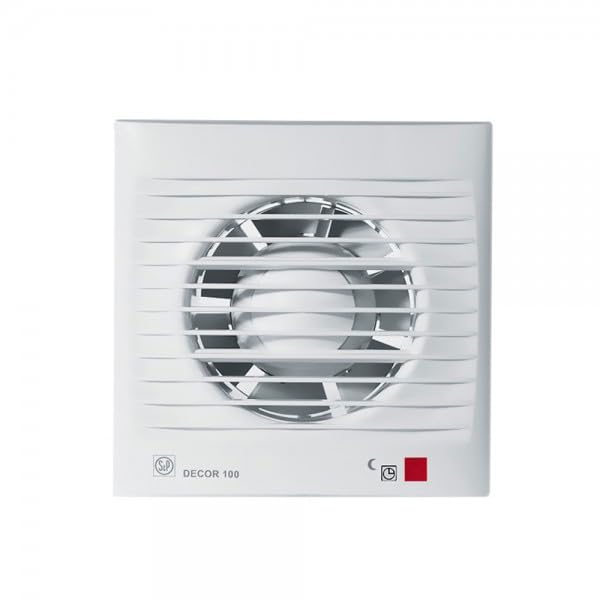S&P Decor-100 CR Timed Bathroom Extractor Fan