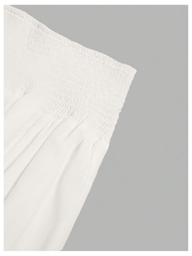 SOLY HUX Women's High Waisted Summer Boho A Line Tiered Maxi Skirt Flowy Long Ruffle Skirts3