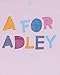 A FOR ADLEY Merch Official Adley Best Friends Forever Line Comfortable Childs Tee with Rainbow Stylized Logo (L, Pink)