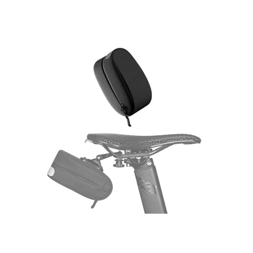 UNIQOCK Bike Saddle Bag: Waterproof Small Bike Tail Bag Bicycle Under Seat Bag, 0.3L Adjustable Lightweight Cycling Accessories Pouch,Quick-release Tail Bag Cycling Seat Pack for Mountain Road Bikes
