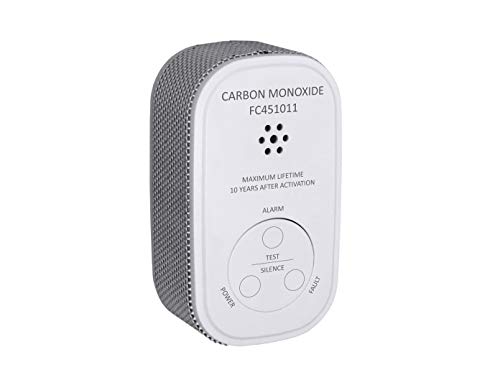 Kohlenmonoxid-Melder mit 10 Jahres Batterie, CO-Melder, 10-Jahres Sensor mit praktischer EASY & CLEAN Magnetmontage
