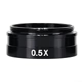 Videomikroskop-Arbeitsdistanz-Verlängerung, Stereo-Mikroskop-Barlow-Linse mit FMC-beschichtetem optischem Glas, 42 mm Befestigungsgewinde, Hilfsobjektiv für (0,7 x)