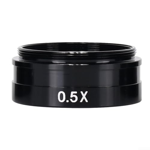 Videomikroskop-Arbeitsdistanz-Verlängerung, Stereo-Mikroskop-Barlow-Linse mit FMC-beschichtetem optischem Glas, 42 mm Befestigungsgewinde, Hilfsobjektiv für (0,3 x)