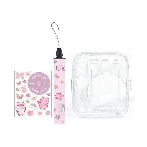 �Ή� �C���X�^�b�N�X�~�j13 instax mini 13 �p�̃J�����P�[�X ���f�B�[�X ���킢�� �}���`�J���[ �J�����ی� ���|�� �������߉\ �V�����_�[ �X�g���b�v�t�� �ی�P�[�X[eph-nx2479][�s���N]