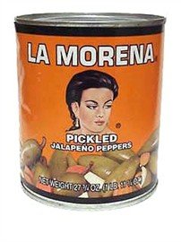 La Morena Whole Jalapenos Peppers, 27 oz.