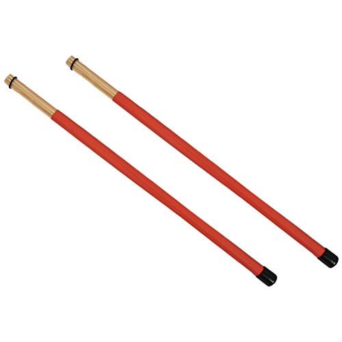 Par de Baquetas 5A de Madera de Arce Clásicas con Set de 3 Pares de Cepillos para Batería y Bolsa Negra miniatura 5