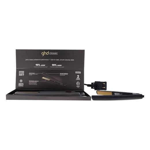 ghd Classic Original IV Hair Straightener, Ceramic Flat Iron, Professional Hair Styler, Black, 10.5 Ounce (Pack of 10)