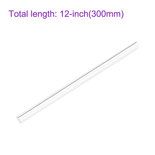 DMiotech 9mm x 15mm 12 Trasparente Acrilico Tubo