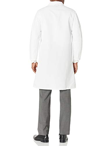 Red Kap Casaco de laboratório masculino Rk, Branco, L