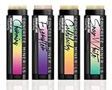 Concrete Minerals White MultiChrome Lip Tints, Nourishing Formula & High Color Payout, Cooling Peppermint, 100% Vegan and Cruelty Free, 0.6 Ounce Total (Fairytale)