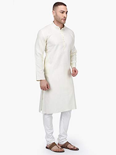 Image of Rajubhai Hargovindas Men's Premium Cotton Solid Kurta