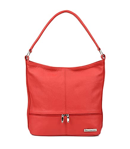 Sac postal en cuir naturel rouge : l'élégance intemporelle des deux rayures