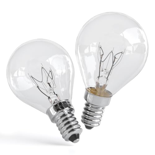 greate 2x E14 Backofenlampe 40W 300 Grad hitzebeständig - Backofen...