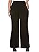 Rafaella Women's Plus Size Curvy Fit Gabardine Bootcut Stretch Dress Pants, 31-inch Inseam, with Pockets, Black, 18