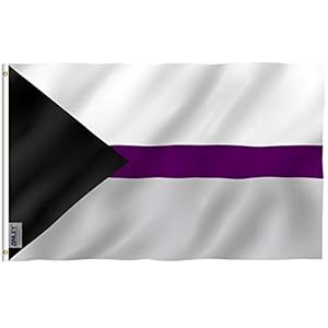 ANLEY Fly Breeze 3×5 Feet Demisexual Pride Flag – Levendige kleuren en UV vervagend – Canvas Header en Double Stitched…