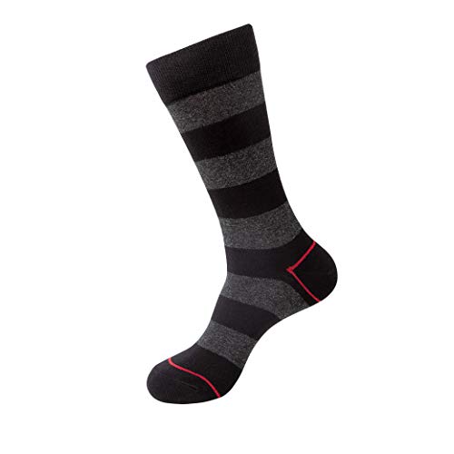 Image of HHX YONLEE Dress Socks 5 /6 /10 Pairs Crew Argyle Colorful Cotton Novelty Casual Happy Fun