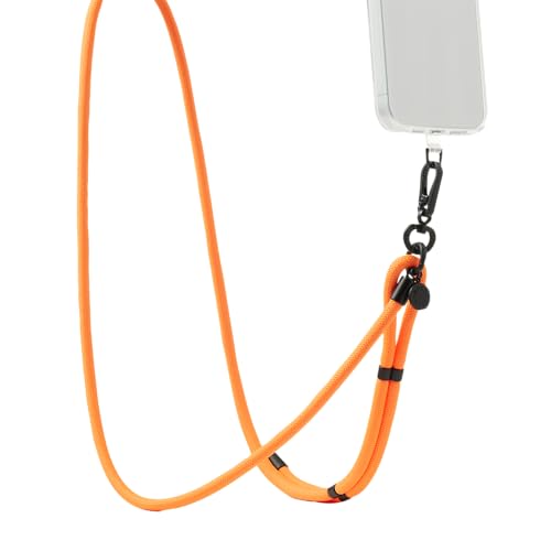 Image of PopSockets Crossbody Phone Strap & Lanyard, Orange - Orange