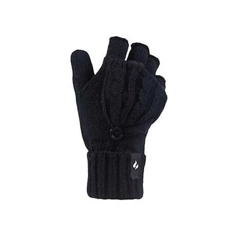 HEAT HOLDERSWomen's Melinda Cable Converter Thermal Gloves