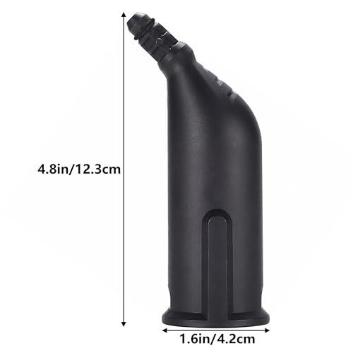 HAOBIN Dampfreiniger Power Nozzle Ersatz Zubehör für Dampfreiniger Kompatibel mit SC-Serie Modellen Langhals Kurz Schwarz Düsen Vakuum Zubehör ABS Material für Böden Fliesen Teppiche