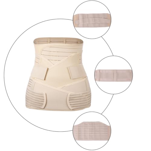 Set de 3 fajas posparto ajustables para abdomen y pelvis miniatura 5