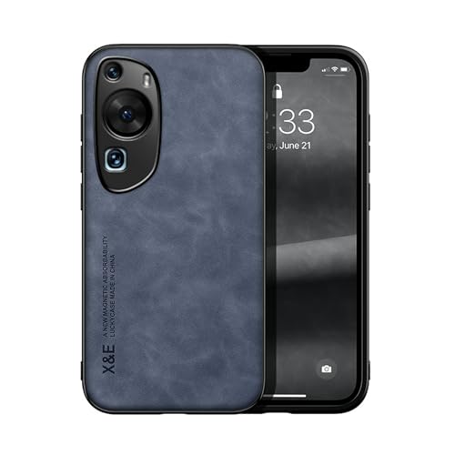 Lucyliy Funda para Huawei P60 Art Case Carcasa Tacto Agradable a la Piel, magnetismo Incorporado, protección contra caídas Blue